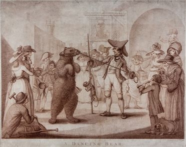  Charles Knight  (Inghilterra, 1743 - 1826) : A Dancing Bear.  - Asta Libri & Grafica. Parte I: Stampe, Disegni & Dipinti - Libreria Antiquaria Gonnelli - Casa d'Aste - Gonnelli Casa d'Aste