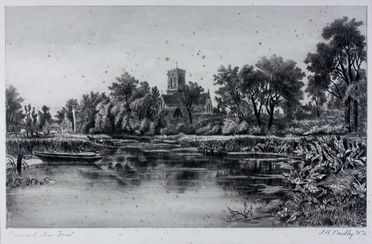  John Henry Bradley  (Hagley, 1832) : Ringwood New Forest.  - Auction Books & Graphics. Part I: Prints, Drawings & Paintings - Libreria Antiquaria Gonnelli - Casa d'Aste - Gonnelli Casa d'Aste