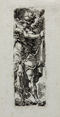  Gaetano Gandolfi  (S. Matteo della Decima, 1734 - Bologna, 1802) : Figura stante con faretra (Artemidè).  - Auction Books & Graphics. Part I: Prints, Drawings & Paintings - Libreria Antiquaria Gonnelli - Casa d'Aste - Gonnelli Casa d'Aste