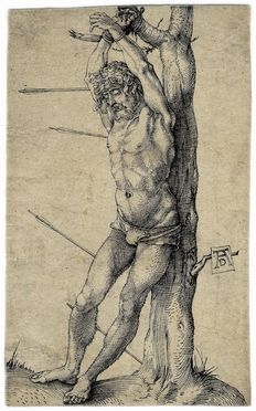  Albrecht Drer  (Norimberga,, 1471 - 1528) : San Sebastiano all'albero.  - Asta Libri & Grafica - Libreria Antiquaria Gonnelli - Casa d'Aste - Gonnelli Casa d'Aste