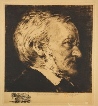  Victor Mignot  (Bruxelles, 1872 - Parigi, 1944) : Richard Wagner.  - Asta Libri & Grafica - Libreria Antiquaria Gonnelli - Casa d'Aste - Gonnelli Casa d'Aste