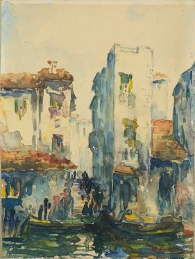  Alberto Giacometti  (Borgonovo, 1901 - Coira, 1966) [attribuito a] : Lugano.  - Auction Books & Graphics - Libreria Antiquaria Gonnelli - Casa d'Aste - Gonnelli Casa d'Aste