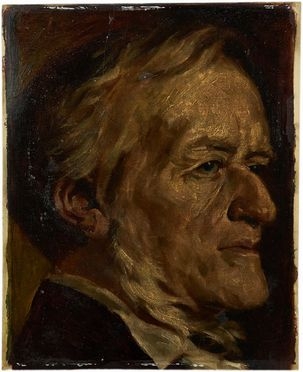  Anonimo del XIX secolo : Ritratto di Richard Wagner.  - Asta Libri & Grafica - Libreria Antiquaria Gonnelli - Casa d'Aste - Gonnelli Casa d'Aste