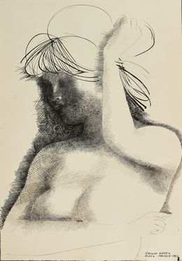  Emilio Greco  (Catania, 1913 - Roma, 1995) : Figura femminile.  - Asta Libri & Grafica - Libreria Antiquaria Gonnelli - Casa d'Aste - Gonnelli Casa d'Aste