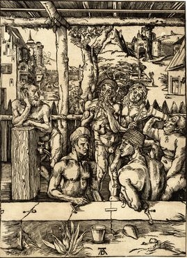  Albrecht Drer  (Norimberga, 1471 - Norimberga, 1528) [da] : Il bagno degli uomini.  - Auction Books & Graphics - Libreria Antiquaria Gonnelli - Casa d'Aste - Gonnelli Casa d'Aste