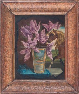  Johann Baptist Drechsler  (Vienna, 1766 - 1811) : Vaso di fiori e cavallo.  - Auction Books & Graphics - Libreria Antiquaria Gonnelli - Casa d'Aste - Gonnelli Casa d'Aste