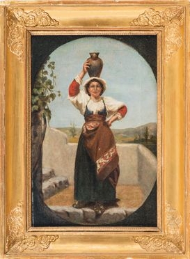  Anonimo del XIX secolo : Donna in costume popolare.  - Asta Libri & Grafica - Libreria Antiquaria Gonnelli - Casa d'Aste - Gonnelli Casa d'Aste