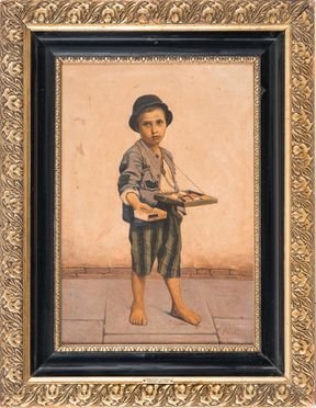  Luigi Bechi  (Firenze, 1830 - 1919) : Fiammiferaio.  - Asta Libri & Grafica - Libreria Antiquaria Gonnelli - Casa d'Aste - Gonnelli Casa d'Aste