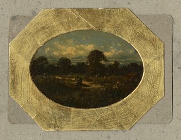  Franois-Auguste Ravier  (Lione, 1814 - Morestel, 1895) : Paesaggio a Fontainebleau.  - Auction Books & Graphics - Libreria Antiquaria Gonnelli - Casa d'Aste - Gonnelli Casa d'Aste