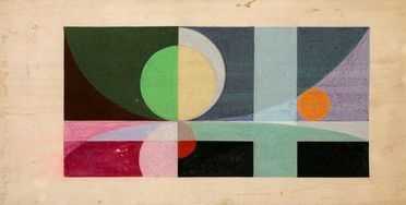  Mario Radice  (Como, 1898 - Milano, 1987) [attribuito a] : Senza titolo.  - Asta Libri & Grafica - Libreria Antiquaria Gonnelli - Casa d'Aste - Gonnelli Casa d'Aste