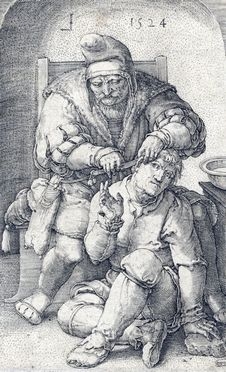  Lucas Van Leyden  (Leida,, 1494 - 1533) : Il chirurgo.  - Auction Books & Graphics - Libreria Antiquaria Gonnelli - Casa d'Aste - Gonnelli Casa d'Aste