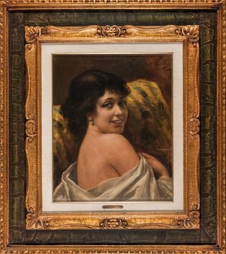  Tito Conti  (Firenze, 1842 - 1924) : Figura femminile.  - Asta Libri & Grafica - Libreria Antiquaria Gonnelli - Casa d'Aste - Gonnelli Casa d'Aste