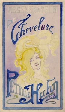  E. Dupras : Bozzetto pubblicitario per Ptrole Hahn.  - Auction Books & Graphics - Libreria Antiquaria Gonnelli - Casa d'Aste - Gonnelli Casa d'Aste