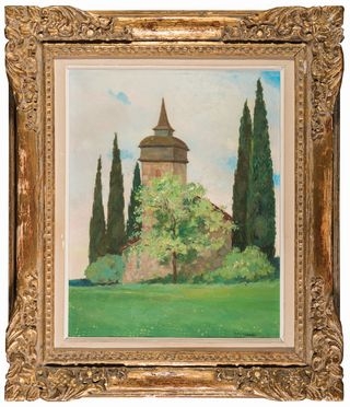  Umberto Brunelleschi  (Montemurlo, 1879 - Parigi, 1949) : Le clocher.  - Auction Books & Graphics - Libreria Antiquaria Gonnelli - Casa d'Aste - Gonnelli Casa d'Aste