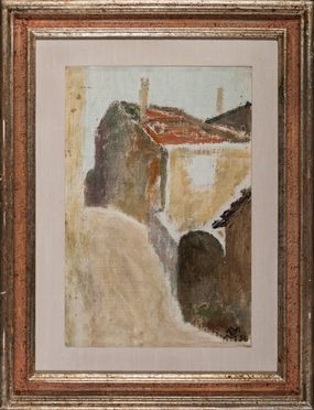  Mario Vellani Marchi  (Modena, 1895 - Milano, 1979) : Rue  Montmartre.  - Asta Libri & Grafica - Libreria Antiquaria Gonnelli - Casa d'Aste - Gonnelli Casa d'Aste