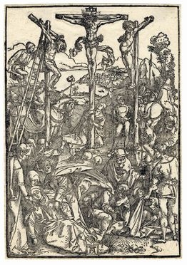  Albrecht Drer  (Norimberga,, 1471 - 1528) : Il Calvario con le tre croci.  - Asta Libri & Grafica - Libreria Antiquaria Gonnelli - Casa d'Aste - Gonnelli Casa d'Aste