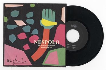  Nespolo Ugo : Firma autografa su copertina di un disco dal titolo: 'Nespolo / Le monografie sonore / Dialoghi Club'. Arte  - Auction Books & Graphics - Libreria Antiquaria Gonnelli - Casa d'Aste - Gonnelli Casa d'Aste