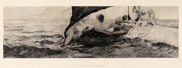  Max Klinger  (Lipsia, 1857 - Grossjena, 1920) [da] : Venus im Muschelwagen.  - Asta Libri & Grafica - Libreria Antiquaria Gonnelli - Casa d'Aste - Gonnelli Casa d'Aste