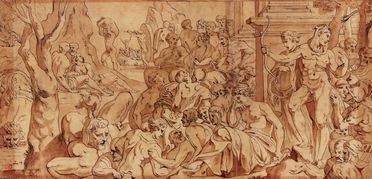  Theodoor van Thulden  ('s-Hertogenbosch (Paesi Bassi), 1606 - 1669) : Odisseo agli Inferi.  - Asta Libri & Grafica - Libreria Antiquaria Gonnelli - Casa d'Aste - Gonnelli Casa d'Aste