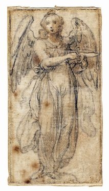  Francesco Vanni  (Siena, 1563 - 1610) : Figura stante di angelo.  - Asta Libri & Grafica - Libreria Antiquaria Gonnelli - Casa d'Aste - Gonnelli Casa d'Aste