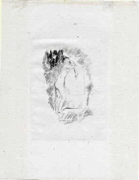  Pierre Bonnard  (Fontenay-aux-Roses, 1867 - Le Cannet, 1947) : Nu  la toilette.  - Auction Graphics & Books - Libreria Antiquaria Gonnelli - Casa d'Aste - Gonnelli Casa d'Aste