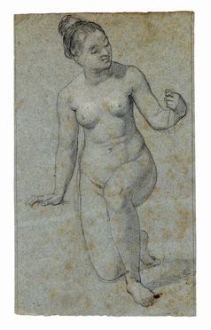  Andrea Appiani  (Milano, 1754 - 1817) [attribuito a] : Studio di nudo femminile.  - Auction Graphics & Books - Libreria Antiquaria Gonnelli - Casa d'Aste - Gonnelli Casa d'Aste