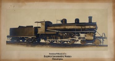Locomotiva della Baldwin Locomotive Works.  - Asta Grafica & Libri - Libreria Antiquaria Gonnelli - Casa d'Aste - Gonnelli Casa d'Aste