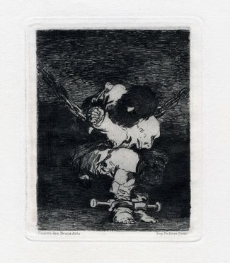  Francisco Goya y Lucientes  (Fuendetodos,, 1746 - Bordeaux,, 1828) : Tan brbara la seguridad como el delito.  - Asta Grafica & Libri - Libreria Antiquaria Gonnelli - Casa d'Aste - Gonnelli Casa d'Aste