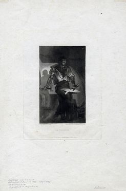  Eugne Delacroix  (Charenton Saint Maurice, 1798 - Parigi, 1863) : Un forgeron.  - Auction Graphics & Books - Libreria Antiquaria Gonnelli - Casa d'Aste - Gonnelli Casa d'Aste