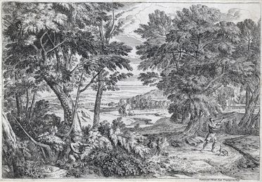  Francisque Millet  (Anversa, 1642 - Parigi, 1679) [da] : Cefalo e Procri.  - Asta Grafica & Libri - Libreria Antiquaria Gonnelli - Casa d'Aste - Gonnelli Casa d'Aste