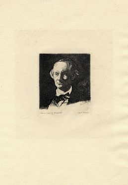  Edouard Manet  (Parigi, 1832 - 1883) : Charles Baudelaire.  - Auction Graphics & Books - Libreria Antiquaria Gonnelli - Casa d'Aste - Gonnelli Casa d'Aste