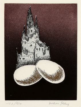  Man Ray  (Filadelfia, 1890 - Parigi, 1976) : Incisione dalla cartella lectro-Magie,  - Auction Graphics & Books - Libreria Antiquaria Gonnelli - Casa d'Aste - Gonnelli Casa d'Aste