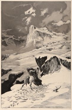  Max Klinger  (Lipsia, 1857 - Grossjena, 1920) : Kmpfende Centauren (Centauri in lotta).  - Auction Graphics & Books - Libreria Antiquaria Gonnelli - Casa d'Aste - Gonnelli Casa d'Aste