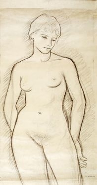  Ram [pseud. di Ruggero Alfredo Michahelles]  (Firenze, 1898 - 1976) : Nudo femminile.  - Asta Grafica & Libri - Libreria Antiquaria Gonnelli - Casa d'Aste - Gonnelli Casa d'Aste