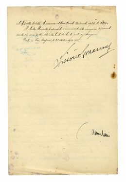  Mussolini Benito : Documento dattiloscritto con firma autografa.  - Asta Grafica & Libri - Libreria Antiquaria Gonnelli - Casa d'Aste - Gonnelli Casa d'Aste