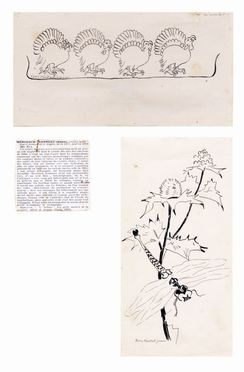  Alexis Mrodack-Jeanneau  (Angers, 1873 - 1919) : Due motivi decorativi.  - Asta Grafica & Libri - Libreria Antiquaria Gonnelli - Casa d'Aste - Gonnelli Casa d'Aste