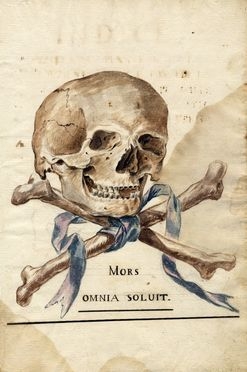  Anonimo del XVIII secolo : Mors omnia solvit.  - Asta Grafica & Libri - Libreria Antiquaria Gonnelli - Casa d'Aste - Gonnelli Casa d'Aste