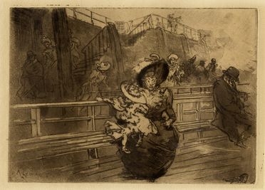  Auguste Louis Lepre  (Parigi, 1849 - Domme, 1918) : Dpart pour Greenwich.  - Auction Graphics & Books - Libreria Antiquaria Gonnelli - Casa d'Aste - Gonnelli Casa d'Aste