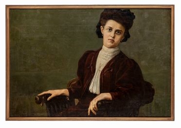  Edgardo Rossaro  (Vercelli, 1882 - Rapallo, 1972) : Ritratto femminile.  - Asta Grafica & Libri - Libreria Antiquaria Gonnelli - Casa d'Aste - Gonnelli Casa d'Aste