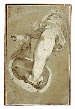  Federico Barocci  (Urbino, 1528 - 1612) [da] : Studio per braccio che sorregge una grossa pietra.  - Asta Grafica & Libri - Libreria Antiquaria Gonnelli - Casa d'Aste - Gonnelli Casa d'Aste