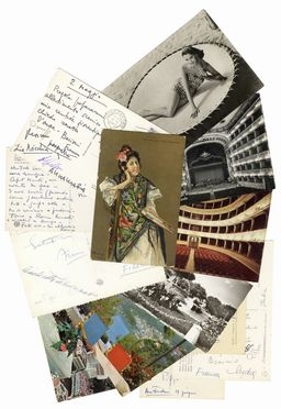  Zeffirelli Franco : Raccolta 27 cartoline autografe.  - Asta Grafica & Libri - Libreria Antiquaria Gonnelli - Casa d'Aste - Gonnelli Casa d'Aste