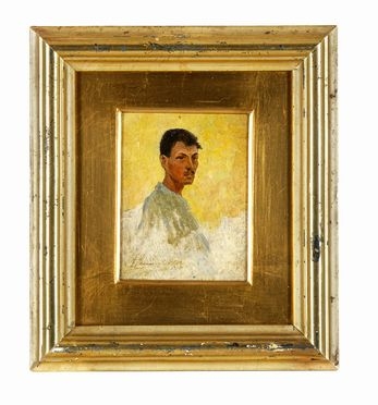  Eugenio Cecconi  (Livorno, 1842 - Firenze, 1903) : Ritratto maschile.  - Asta Grafica & Libri - Libreria Antiquaria Gonnelli - Casa d'Aste - Gonnelli Casa d'Aste