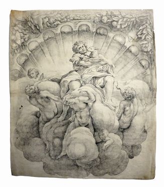  Giovanni Battista Vanni  (Firenze,  - Pistoia, 1660) : San Giovanni Evangelista.  - Asta Grafica & Libri - Libreria Antiquaria Gonnelli - Casa d'Aste - Gonnelli Casa d'Aste