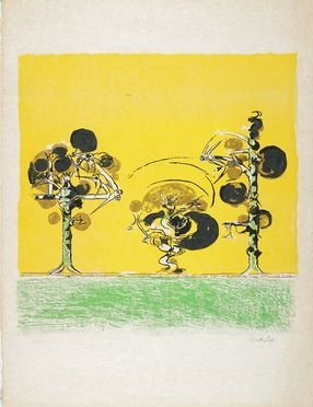  Graham Sutherland  (Londra, 1903 - Mentone, 1980) : Three thorn trees.  - Auction Graphics & Books - Libreria Antiquaria Gonnelli - Casa d'Aste - Gonnelli Casa d'Aste