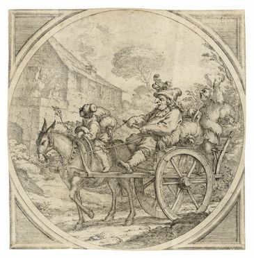  Giovanni Agostino Ratti  (Savona, 1699 - Genova, 1775) : Pulcinella felice.  - Auction Graphics & Books - Libreria Antiquaria Gonnelli - Casa d'Aste - Gonnelli Casa d'Aste