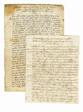 2 manoscritti relativi ai Cavalieri di Malta.  - Asta Grafica & Libri - Libreria Antiquaria Gonnelli - Casa d'Aste - Gonnelli Casa d'Aste