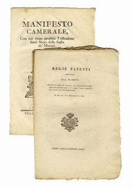 Raccolta di 11 manifesti, bandi, patenti e bolle papali.  - Asta Grafica & Libri - Libreria Antiquaria Gonnelli - Casa d'Aste - Gonnelli Casa d'Aste