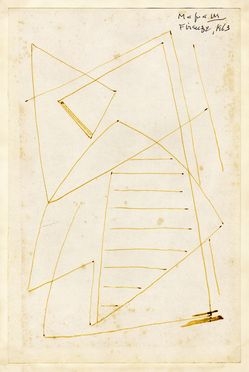  Alberto Magnelli  (Firenze, 1888 - Meudon, 1971) : Composizione astratta.  - Asta Grafica & Libri - Libreria Antiquaria Gonnelli - Casa d'Aste - Gonnelli Casa d'Aste