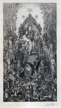  Charles Schtz : Jupiter et Sml (da Gustave Moreau).  - Asta Grafica & Libri - Libreria Antiquaria Gonnelli - Casa d'Aste - Gonnelli Casa d'Aste
