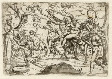  Pierre Biard  (Parigi, 1592 - 1661) : Trionfo di Sileno.  - Asta Grafica & Libri - Libreria Antiquaria Gonnelli - Casa d'Aste - Gonnelli Casa d'Aste